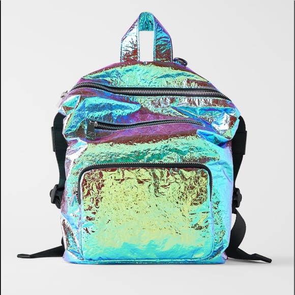 girls iridescent backpack